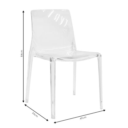 Chair Mirage pakoworld PC color transparent