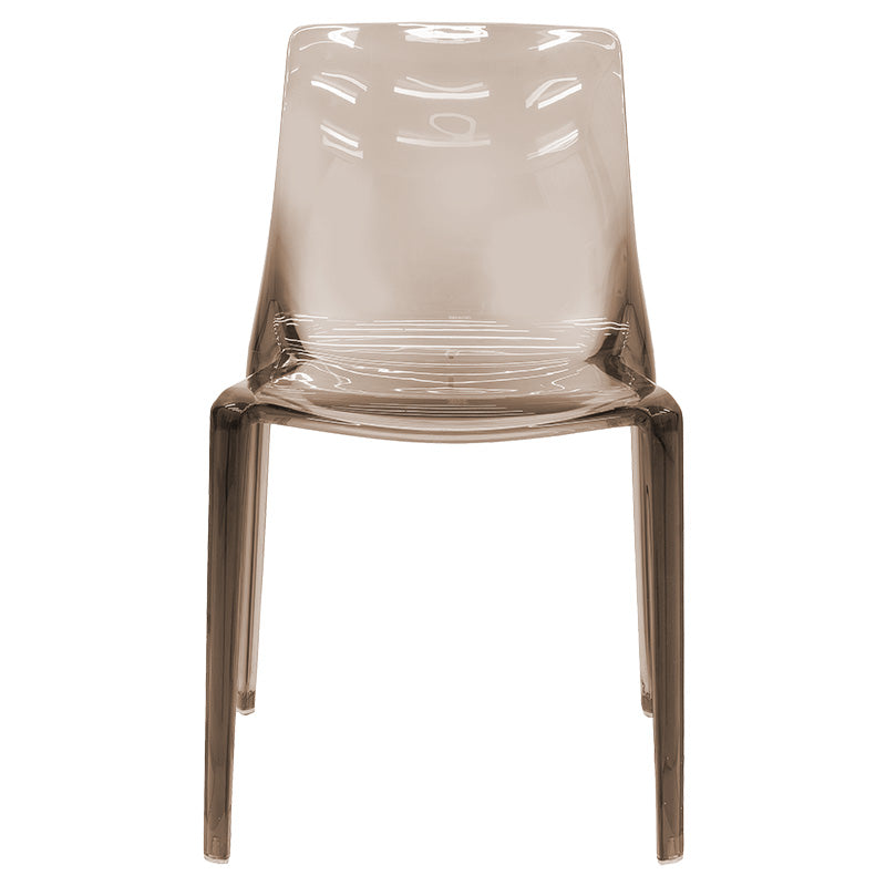 Chair Mirage pakoworld PC color coffee  transparent