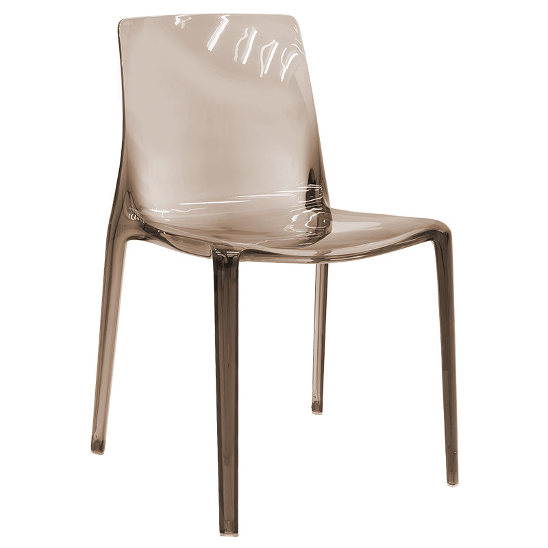 Chair Mirage pakoworld PC color coffee  transparent