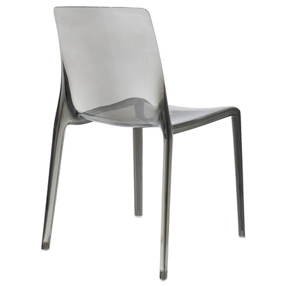 Chair Mirage pakoworld PC color grey transparent