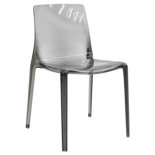 Chair Mirage pakoworld PC color grey transparent