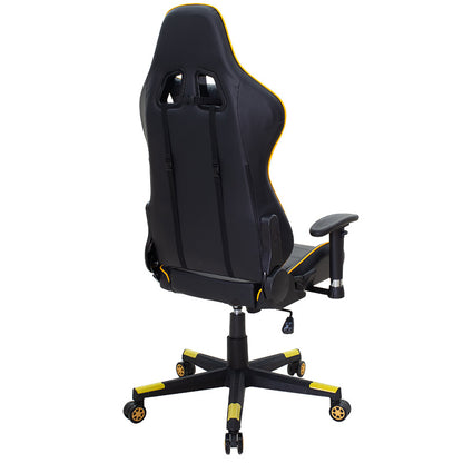 Office Gaming chair Miel pakoworld PU black-yellow