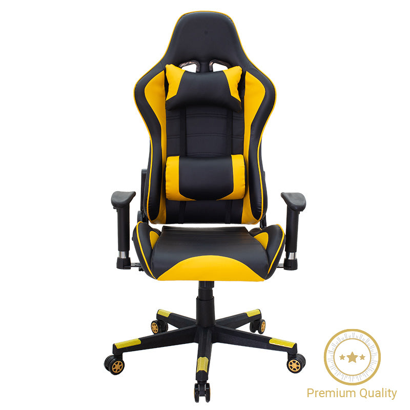 Office Gaming chair Miel pakoworld PU black-yellow