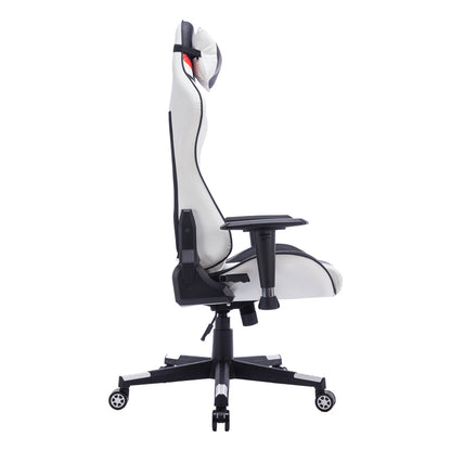 Office Gaming chair Mazol pakoworld pu black-white 66x56x135cm