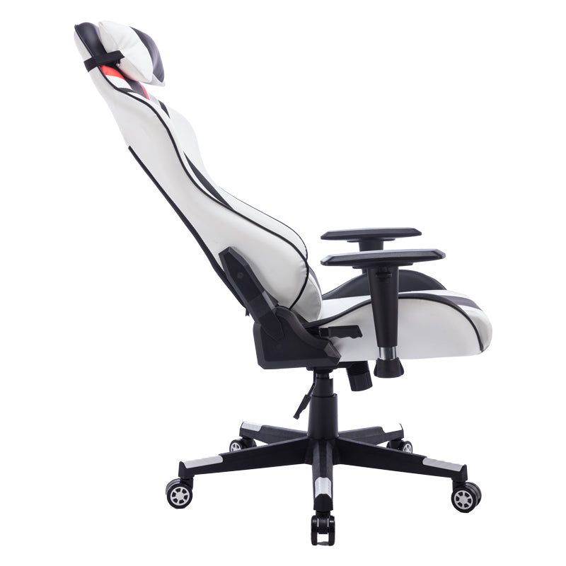 Office Gaming chair Mazol pakoworld pu black-white 66x56x135cm