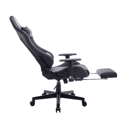 Office Gaming chair Zeldo pakoworld pu black 66x56x135cm