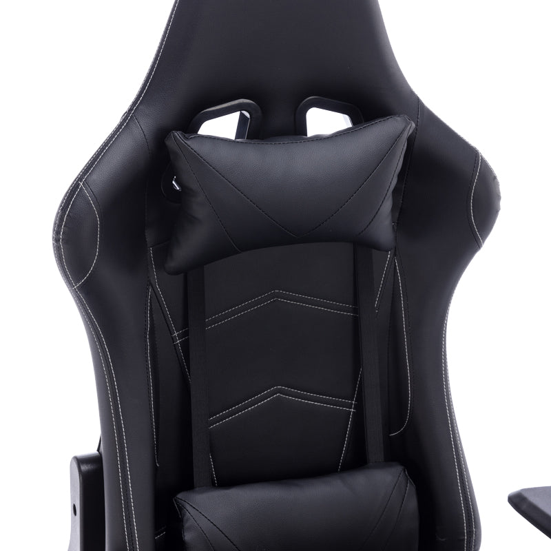 Office Gaming chair Zeldo pakoworld pu black 66x56x135cm