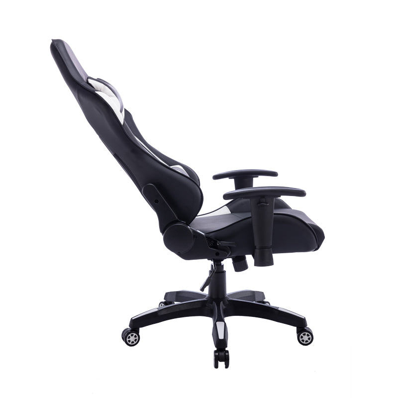 Office Gaming chair Hartley pakoworld pu black-white 67x57x139cm