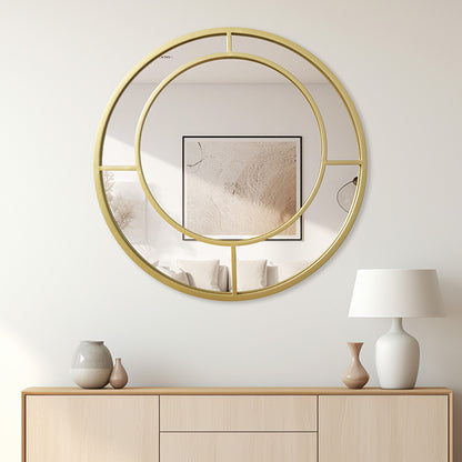 Mirror Round 1 pakoworld golden 61x2x61cm