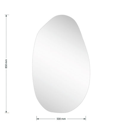 Frameless 2 mirror pakoworld  50x1.2x85cm