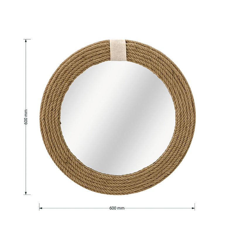 Mirror Rope natural 60x2x60cm