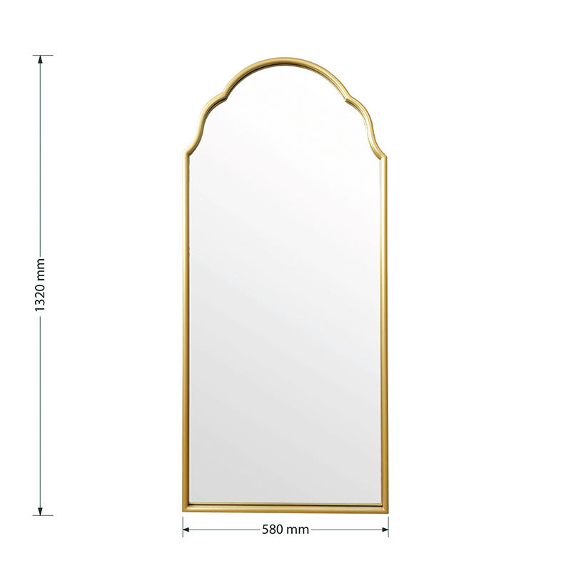 Mirror Eros pakoworld golden 58x2.5x132cm