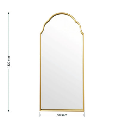 Mirror Eros pakoworld golden 58x2.5x132cm