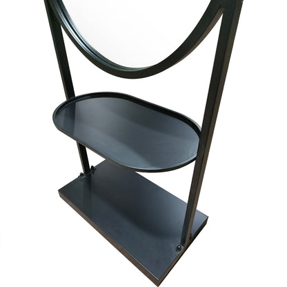 Mirror Anelsa pakoworld black 45.5x25x180cm