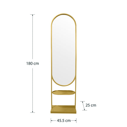 Mirror Anelsa pakoworld gold 45.5x25x180cm