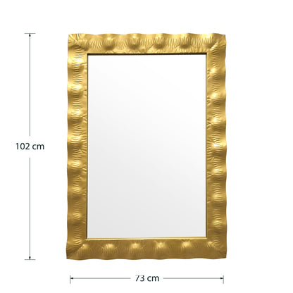 Mirror Fezco pakoworld golden 72x3x102cm