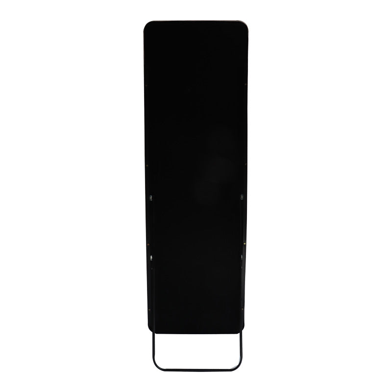 Lezour velvet floor mirror in white shade 50x5x170cm