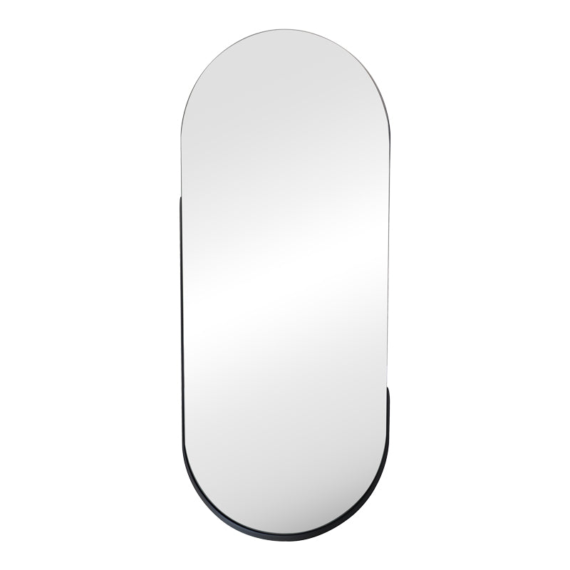 mirror Asteria black MDF with black metal 45x5.0x105cm