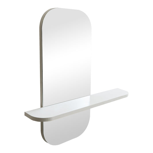 mirror Lunaria white MDF 60x11.5x60cm