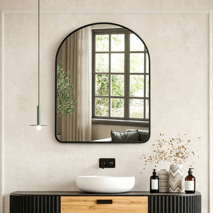 mirror Selene black MDF 46x1.2x60cm