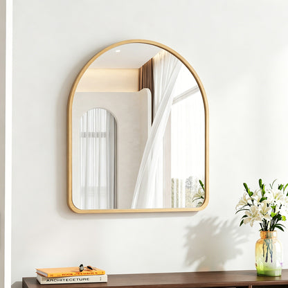 mirror Selene MDF in natural finish 46x1.2x60cm