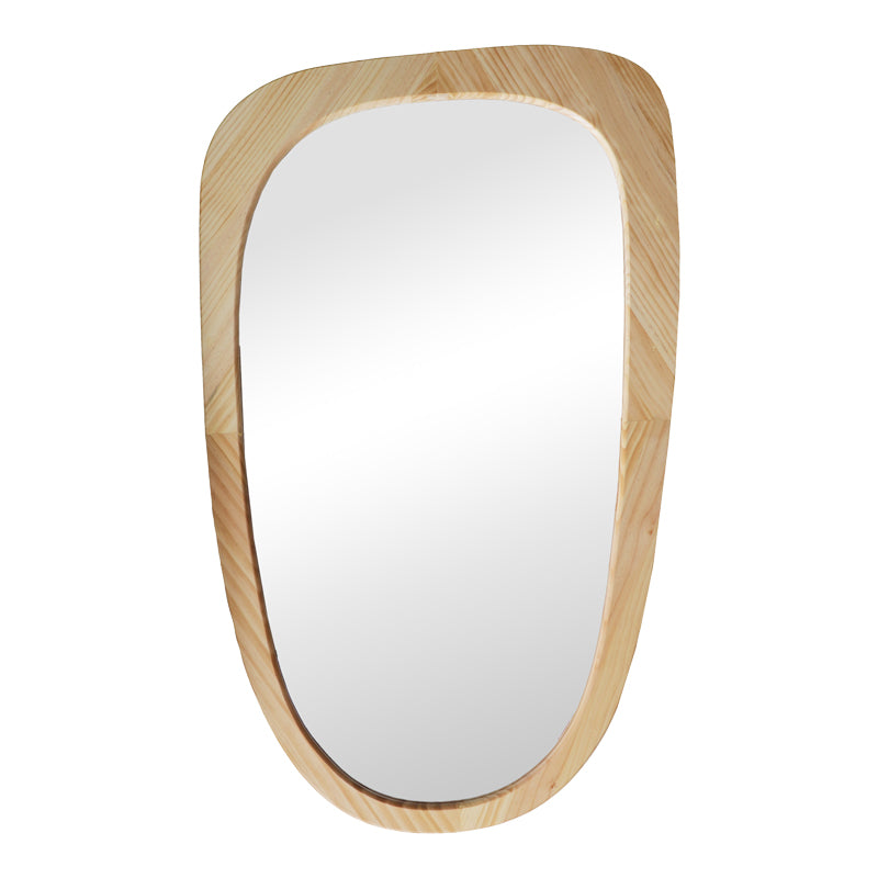 mirror Phaedra MDF nature finish 74x2.5x120 cm