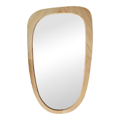 mirror Phaedra MDF nature finish 74x2.5x120 cm
