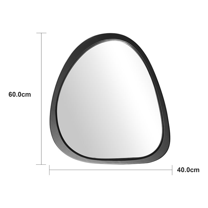 mirror Ione black MDF 55x2.5x60 cm