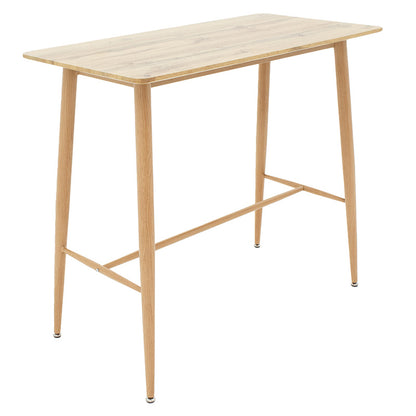 Bar table Harriet pakoworld MDF in natural color 120x60x105cm