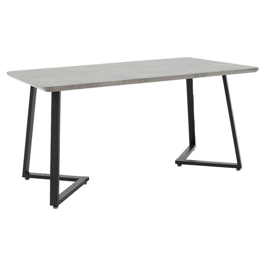 Table Garren pakoworld MDF in dark cement-black color 150x90x75cm