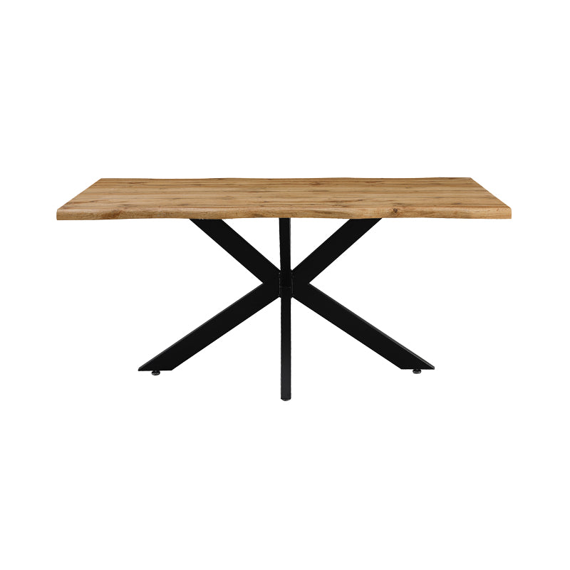 Table Gilman MDF in sonoma--black color 150x90x75cm