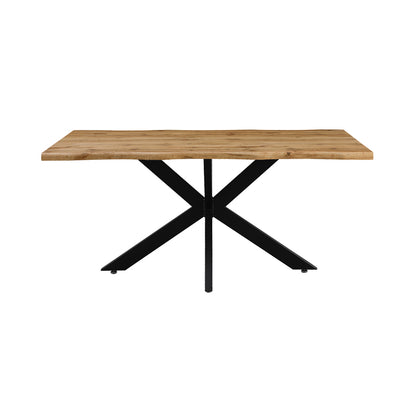 Table Gilman MDF in sonoma--black color 150x90x75cm