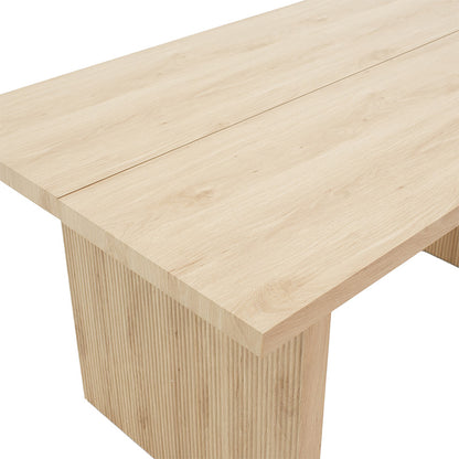 Table Sunniva pakoworld MDF in sonoma color 160x90x75cm