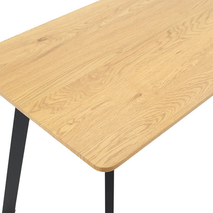 Table Adira pakoworld MDF in sonoma-black color 120x60x75cm