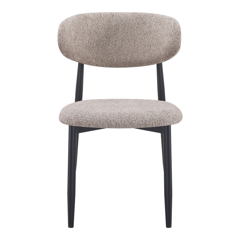 Folegio pakoworld chair, grey-colored with black legs 50x57x79.5cm