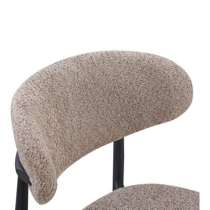 Folegio pakoworld chair, grey-colored with black legs 50x57x79.5cm