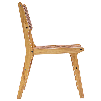 Chair Ridley pakoworld wood-pu natural