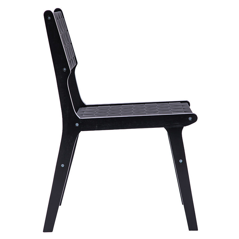 Chair Ridley pakoworld wood-pu black