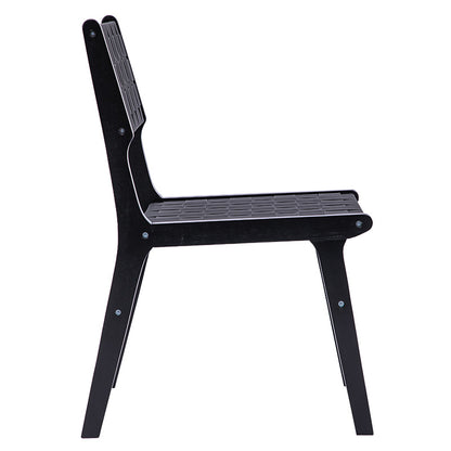 Chair Ridley pakoworld wood-pu black