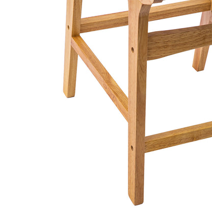 Bar stool Ridley pakoworld wood-pu natural