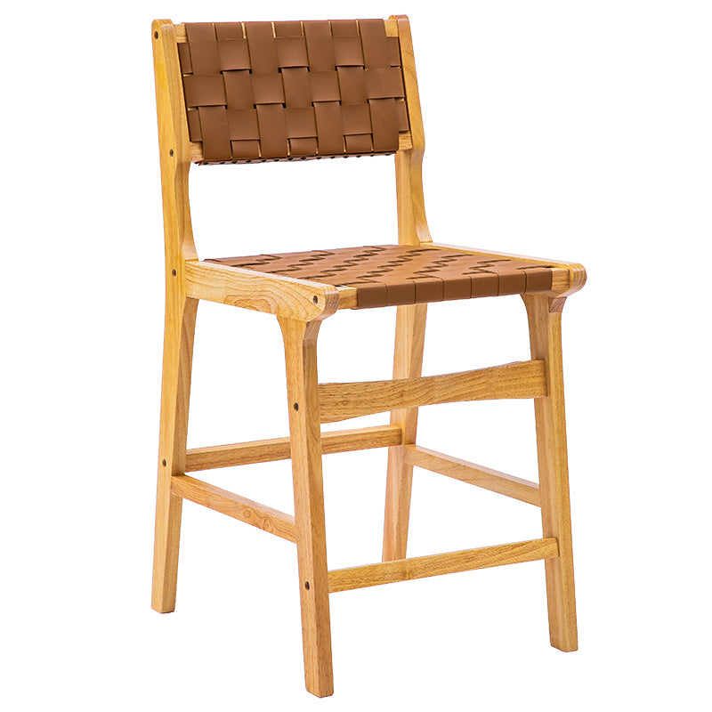 Bar stool Ridley pakoworld wood-pu natural