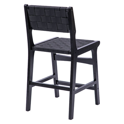 Bar stool Ridley pakoworld wood-pu black