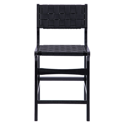 Bar stool Ridley pakoworld wood-pu black