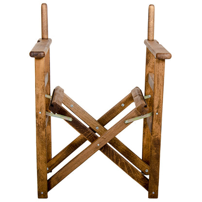 Director's armchair frame Retto solid beech walnut