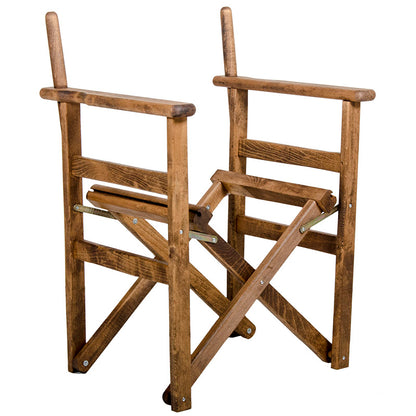 Director's armchair frame Retto solid beech walnut