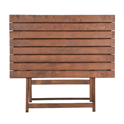 Table Retto beech walnut impregnation 80x60x75cm