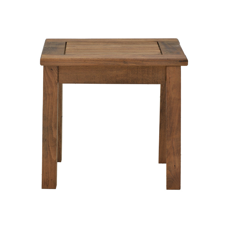 Table Retto pakoworld solid beech wood impregnation walnut 45x40x42cm