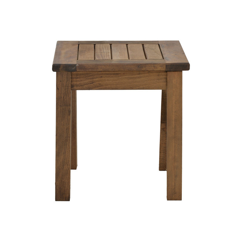 Table Retto pakoworld solid beech wood impregnation walnut 45x40x42cm