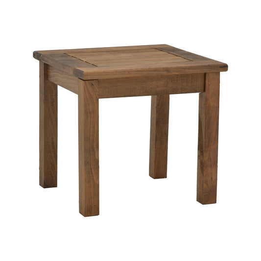 Table Retto pakoworld solid beech wood impregnation walnut 45x40x42cm