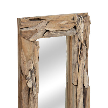 Areli pakoworld mirror solid wood natural 60x6x120cm